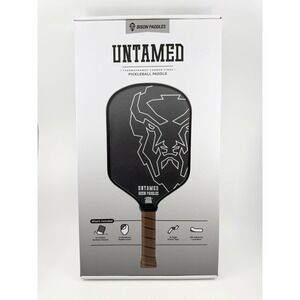 Bison Paddles Pickleball Paddles UNTAMED Raw Carbon Face Foam Injected NEW $149